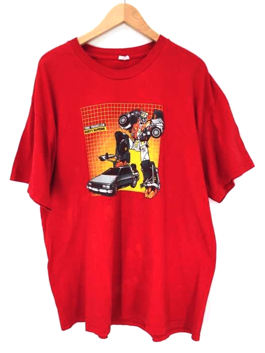 USED古着（ユーズドフルギ） TIME TRAVELLER MARTY MCPRIME クルーネック Tシャツ メンズ トップス Tシャツ・カットソー