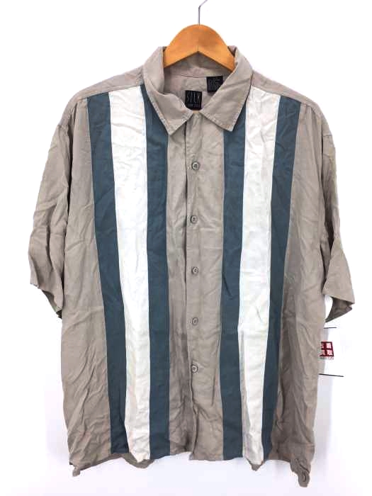 USED古着(ユーズドフルギ) SILK ROBERT STOCK デザイン切替オープンカラーシャツ メンズ import：L import：L