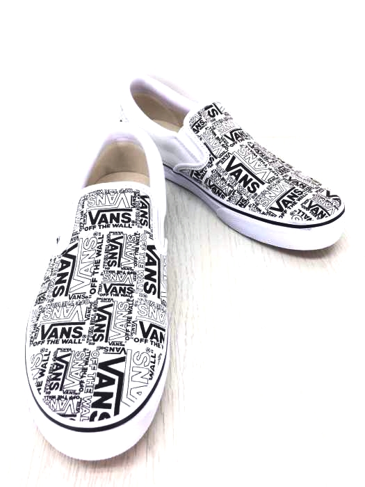VANS（バンズ） SLIP ON スリッポン V98CF P.LOGO WHITE LOGO メンズ シューズ スニーカー