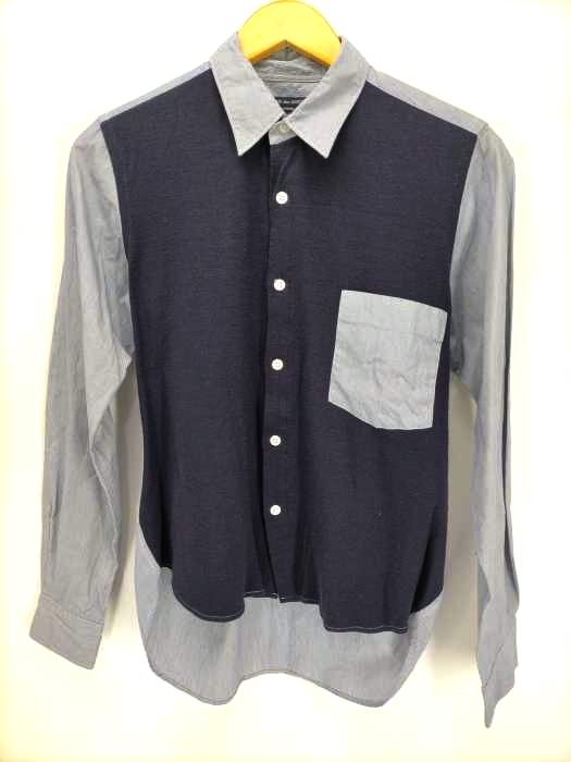 COMME des GARCONS HOMME(コムデギャルソンオム) AD2009 異素材切り替え シャツ メンズ JPN：XS JPN：XS