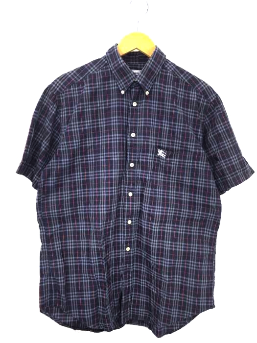 BURBERRYS(バーバリーズ) ノバチェック S/S ボタンダウンシャツ メンズ import：M import：M
