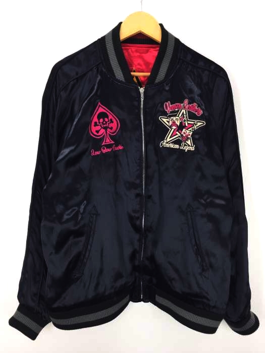 VANSON(バンソン) TWO FACE STARS リバーシブル スカジャン メンズ JPN：XL JPN：XL