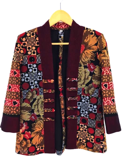 USED古着(ユーズドフルギ) VINTAGE ハンテン ジャケット 肩パッド レディース import：M import：M