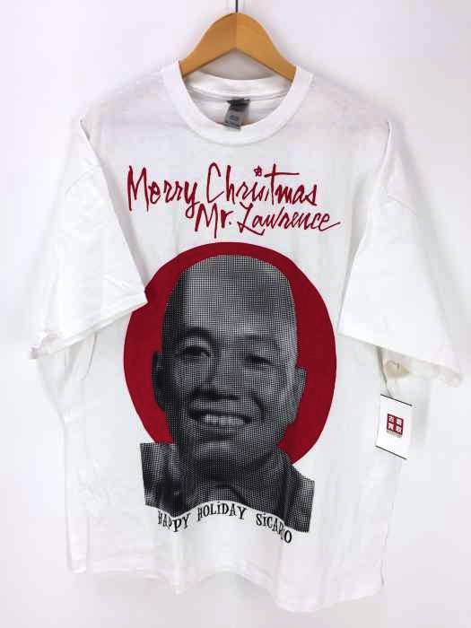 USED古着 (ユーズドフルギ) GILDAN 映画T MERRY CHRISTMAS MR.LAURENCE Tシャツ メンズ トップス Tシャツ・カットソー