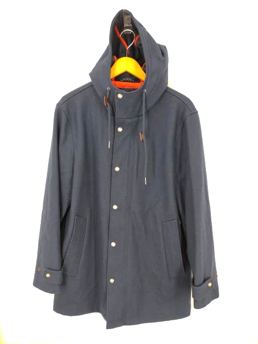 LANDS END(ランズエンド) ウール55 レーヨン45 フード付きコート メンズ JPN：L JPN：L
