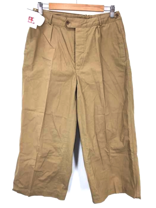 maison de soil(メゾンドソイル) コットンチノワンタックワイドパンツ ONE TUCK WIDE PANTS CHINO メンズ JPN：2 JPN：2