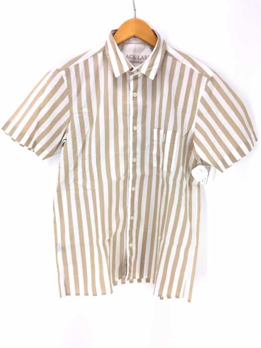 BLACK LABEL CRESTBRIDGE(ブラックレーベルクレストブリッジ) ストライプ柄S/Sシャツ メンズ JPN：M JPN：M