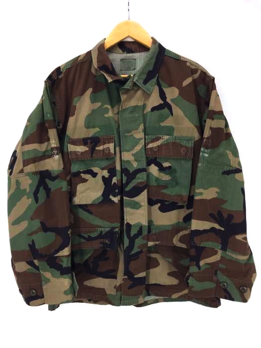 USED古着（ユーズドフルギ） Combat Coat ウッドランドカモミリタリージャケット メンズ アウター ジャケット