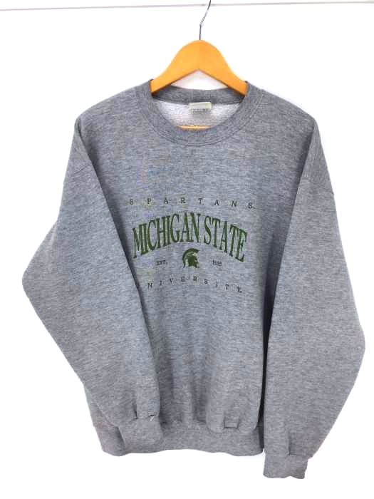 Lee（リー） HEAVY WEIGHT michigan state university カレッジ刺繍スウェット メンズ トップス スウェット・トレーナー