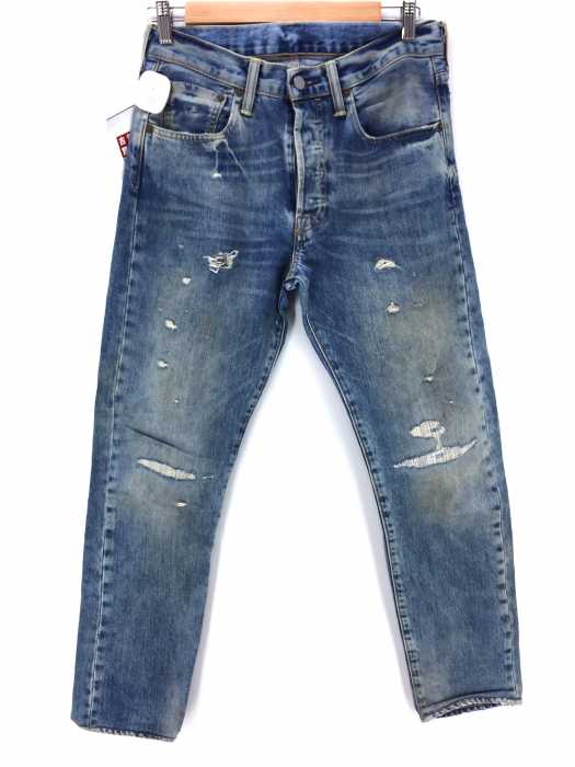 Levis（リーバイス） 501CT カスタムテーパード 14oz ダメージ加工 ボタンフライ メンズ パンツ デニム