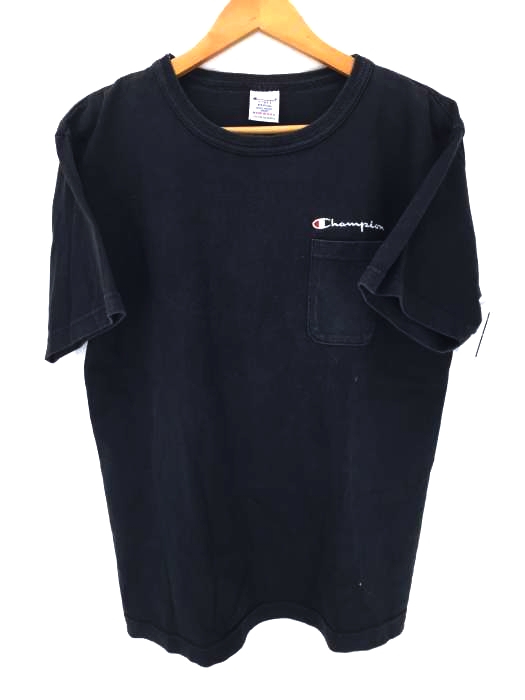 Champion（チャンピオン） USA製 T1011 ポケット ロゴ刺しゅう メンズ トップス Tシャツ・カットソー