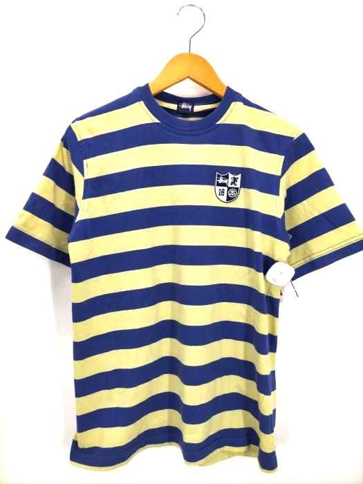 Stussy(ステューシー) USA製 紺タグ ボーダーTシャツ メンズ import：S import：S
