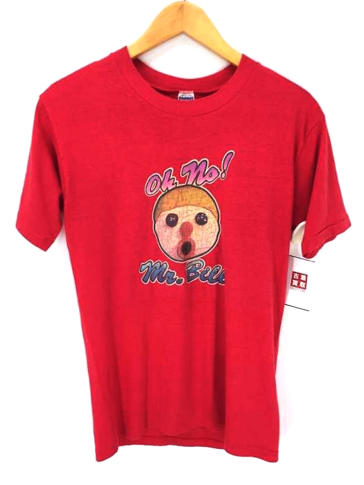 USED古着(ユーズドフルギ) USA製 Healthknitボディ ミスタービル プリントTシャツ メンズ import：L import：L