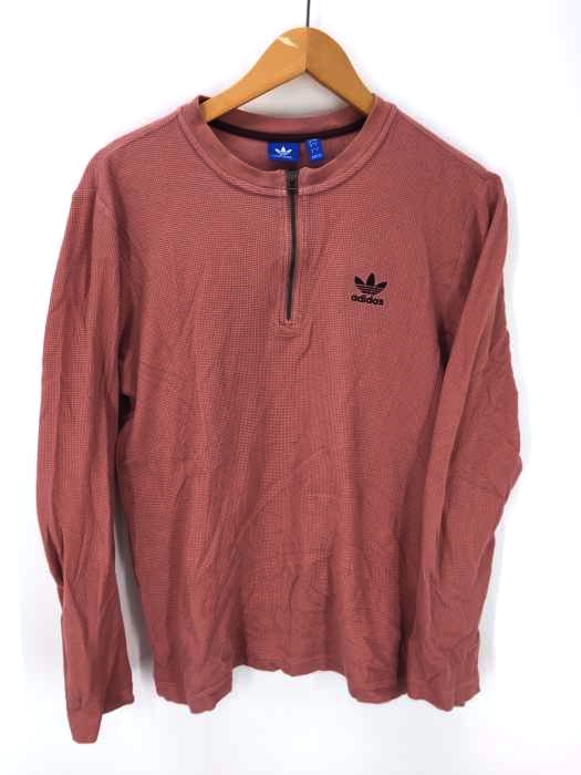 adidas Originals（アディダスオリジナルス） ハーフジップサーマルロングスリーブTシャツ メンズ トップス Tシャツ・カットソー