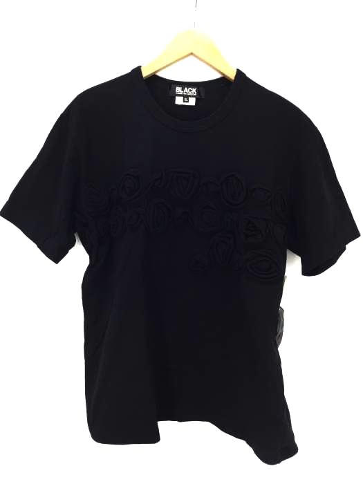 BLACK COMME des GARCONS（ブラックコムデギャルソン） AD2013 バラモチーフデザインカットソー レディース トップス Tシャツ・カットソー
