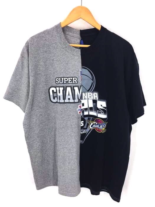 USED古着(ユーズドフルギ) ドッキングクルーネックTシャツ メンズ 表記無 表記無