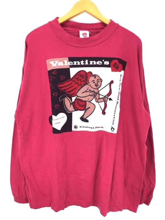 USED古着(ユーズドフルギ) セントルシア製 New York Runners Club ボックスシルエット L/S TEE メンズ import：XL import：XL