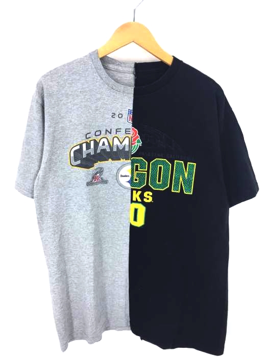 USED古着(ユーズドフルギ) ドッキングクルーネックTシャツ メンズ 表記無 表記無