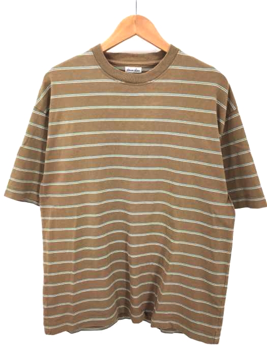 Steven Alan(スティーブンアラン) LIGHT HIDENS BORDER TEEBOLD FIT Tシャツ メンズ JPN：L JPN：L