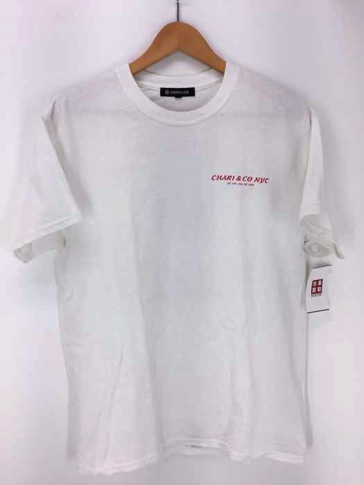 chari&co（チャリアンドコー） 自行年組約 プリントクルーネック Tシャツ メンズ トップス Tシャツ・カットソー