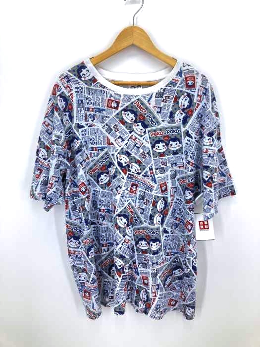 USED古着(ユーズドフルギ) 総柄キャラクターTシャツ メンズ 5l