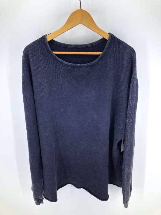 PORTER CLASSIC（ポータークラシック） FRENCH THERMAL CREWNECK フレンチ サーマル クルーネック ガゼット付き メンズ トップス ニット・セーター