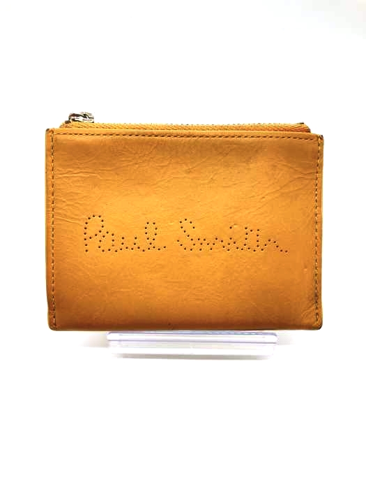 Paul Smith(ポールスミス) パンチングロゴキーホルダー付きレザーカードケース レディース 表記無 表記無
