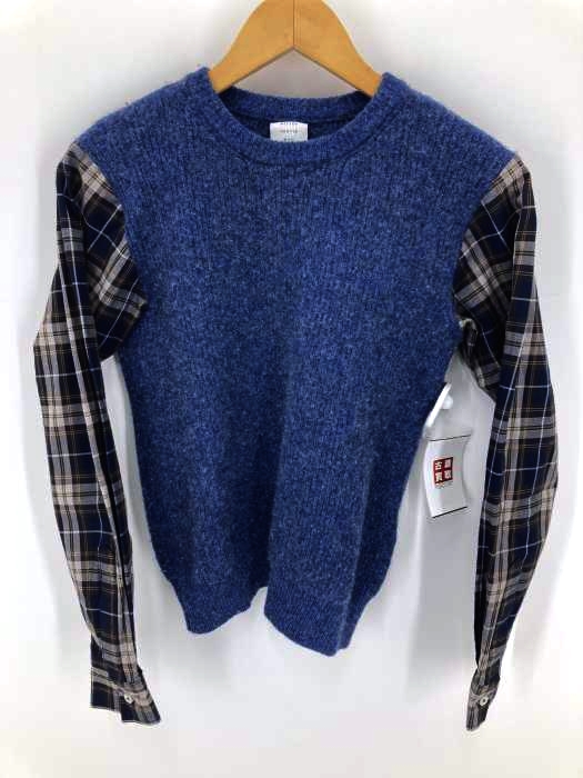 MISTER GENTLE MAN(ミスタージェントルマン) 異素材切替ドッキング ニット メンズ JPN：S JPN：S