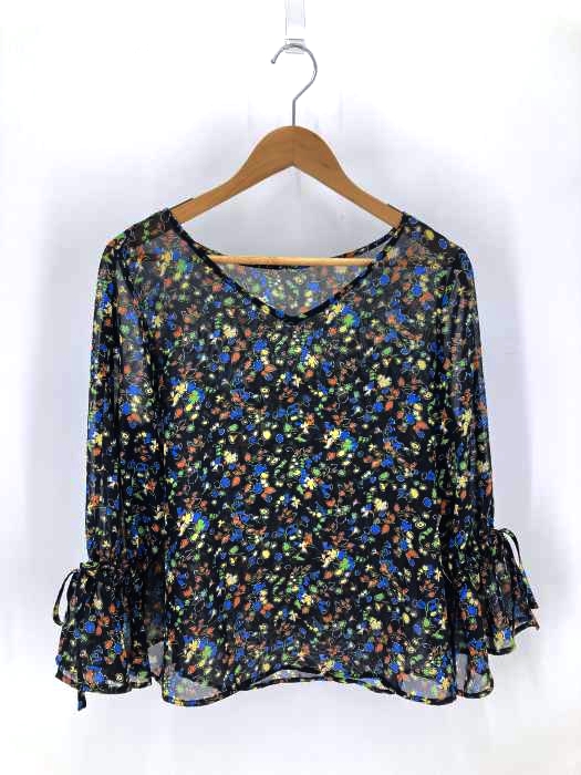 AZUL by moussy(アズールバイマウジー) COLORFUL FLOWER柄 TOPS レディース JPN：M JPN：M