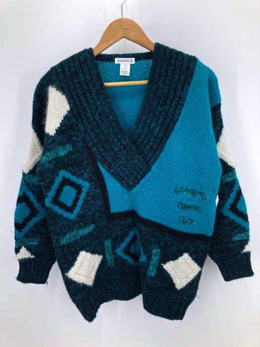 susann d(フルギ) デザイン切替Vネックニット レディース import：S import：S