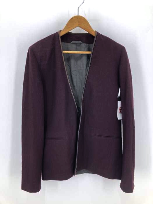 DAMIR DOMA(ダミールドーマ) レザーパイピングノーカラージャケット メンズ JPN：44 JPN：44