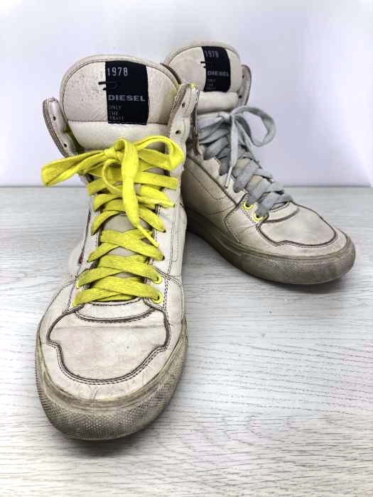 DIESEL(ディーゼル) サイドジップハイカットスニーカー メンズ JPN：25.5 JPN：25.5