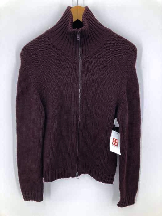 ROBERTO COLLINA(ロベルトコリーナ) スタンドカラー ウール ニットジャケット メンズ EUR：46 EUR：46