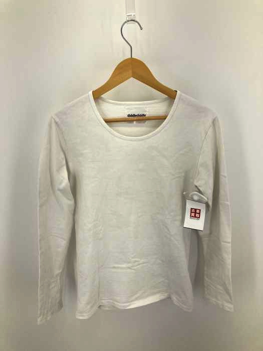 diddlediddle（ディドゥルディドゥル） Uネックコットンロングスリーブカットソー レディース トップス Tシャツ・カットソー