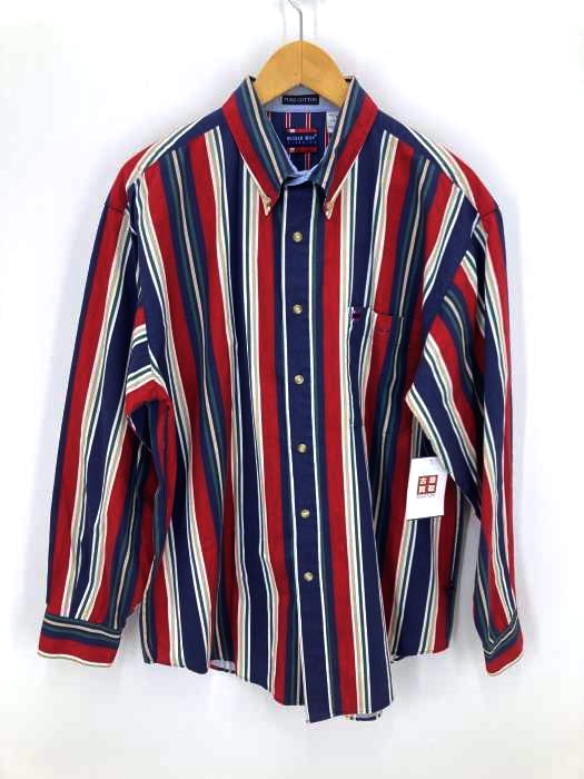 Bugle Boy(ビューグルボーイ) ストライプ ボタンダウンシャツ メンズ import：L import：L