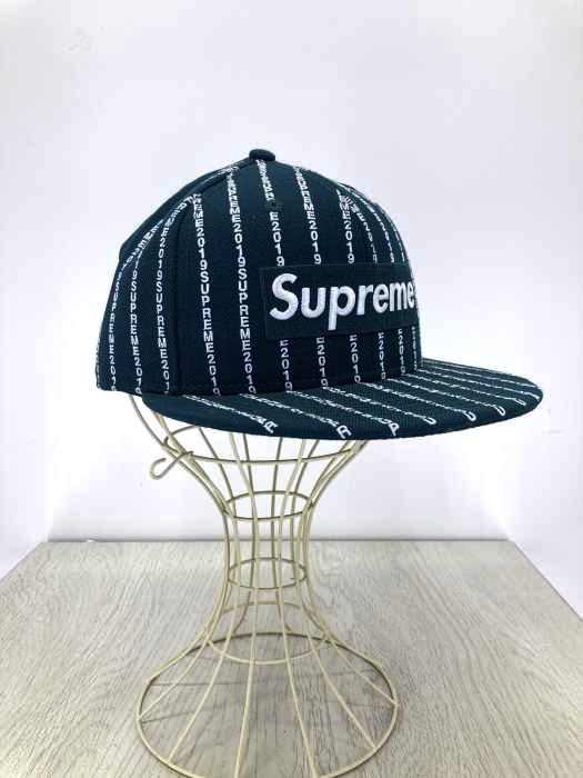 Supreme(シュプリーム) 19SS Text Stripe ボックスロゴキャップ メンズ 帽子 キャップ