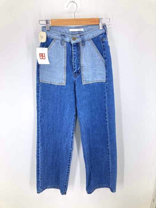 by muni:r（バイムニール） 切替デニムパンツ レディース パンツ デニム