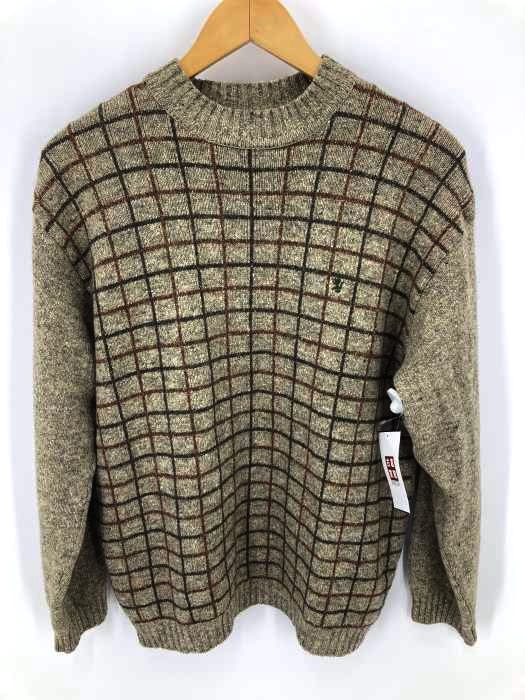 The Scotch House(ザスコッチハウス) ウール×シルク チェック柄 モックネックニット メンズ  MA