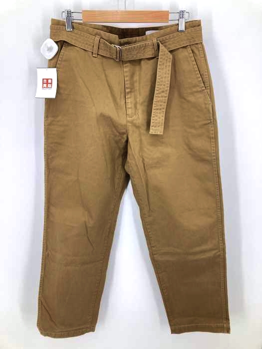Adam et Rope(アダムエロペ) ベルテッドワイドワークパンツ メンズ JPN:L