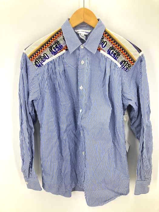 COMME des GARCONS SHIRT(コムデギャルソンシャツ) ショルダー切替 ストライプシャツ S.A.S メンズ JPN:S JPN:S