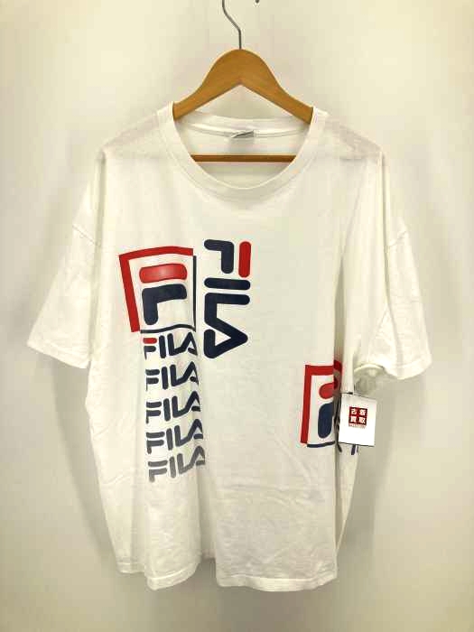 FILA(フィラ) 90S USA製 ビッグロゴ マルチプリント メンズ JPN：XL JPN：XL
