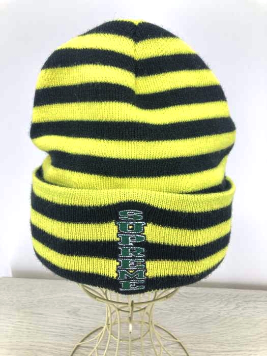 SUPREME シュプリーム 16AW VERTICAL LOGO STRIPED BEANIE