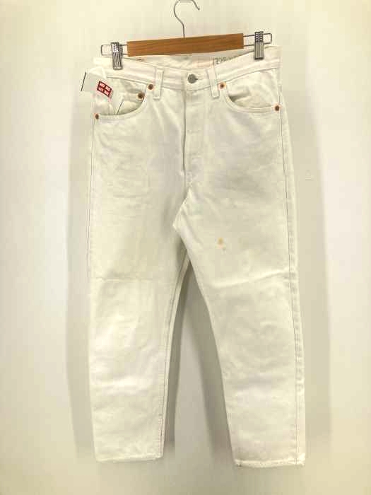 Levis(リーバイス) USA製 501 irregular ホワイトデニム ボタン裏520 ボタンフライ レディース パンツ デニム