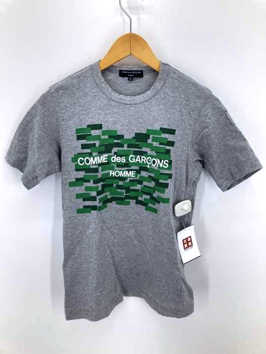 COMME des GARCONS HOMME(コムデギャルソンオム) AD2012 フロントロゴプリント クルーネックTシャツ メンズ JPN：S JPN：S