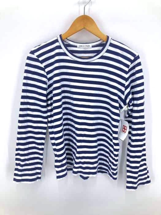 COMME des GARCONS(コムデギャルソン) AD2015 クルーネックボーダーカットソー レディース JPN：M JPN：M