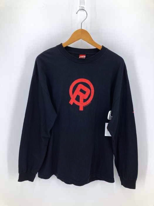 REAL（リアル） フロントロゴロングスリーブカットソー メンズ トップス Tシャツ・カットソー