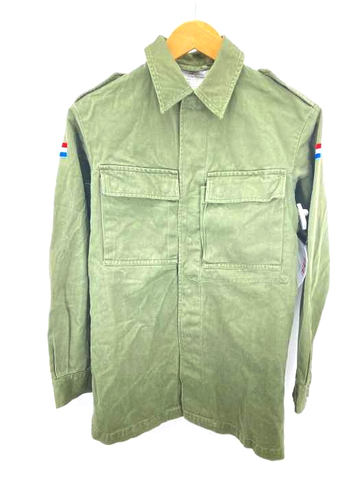 USED古着(ユーズドフルギ) HV.Puijenbroek オランダ軍ミリタリーシャツジャケット メンズ 表記無 表記無
