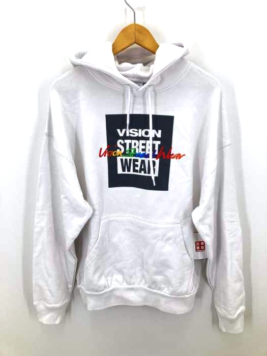 VISION STREET WEAR(ヴィジョンストリートウェア) レインボー刺繍ロゴパーカー メンズ JPN:M JPN:M